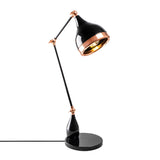 Table lamp Black Copper Metal Grip 