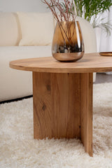 Oval Coffee Table Atlantic Pinewood look Sabla - 119x60 
