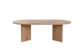 Sapphire Oak Melamine Coffee Table 119x60x40 cm Sable 