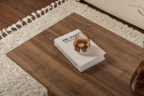Rectangular Coffee Table Siban Walnut look - 119x60 cm 