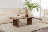 Rectangular Coffee Table Siban Walnut look - 119x60 cm 
