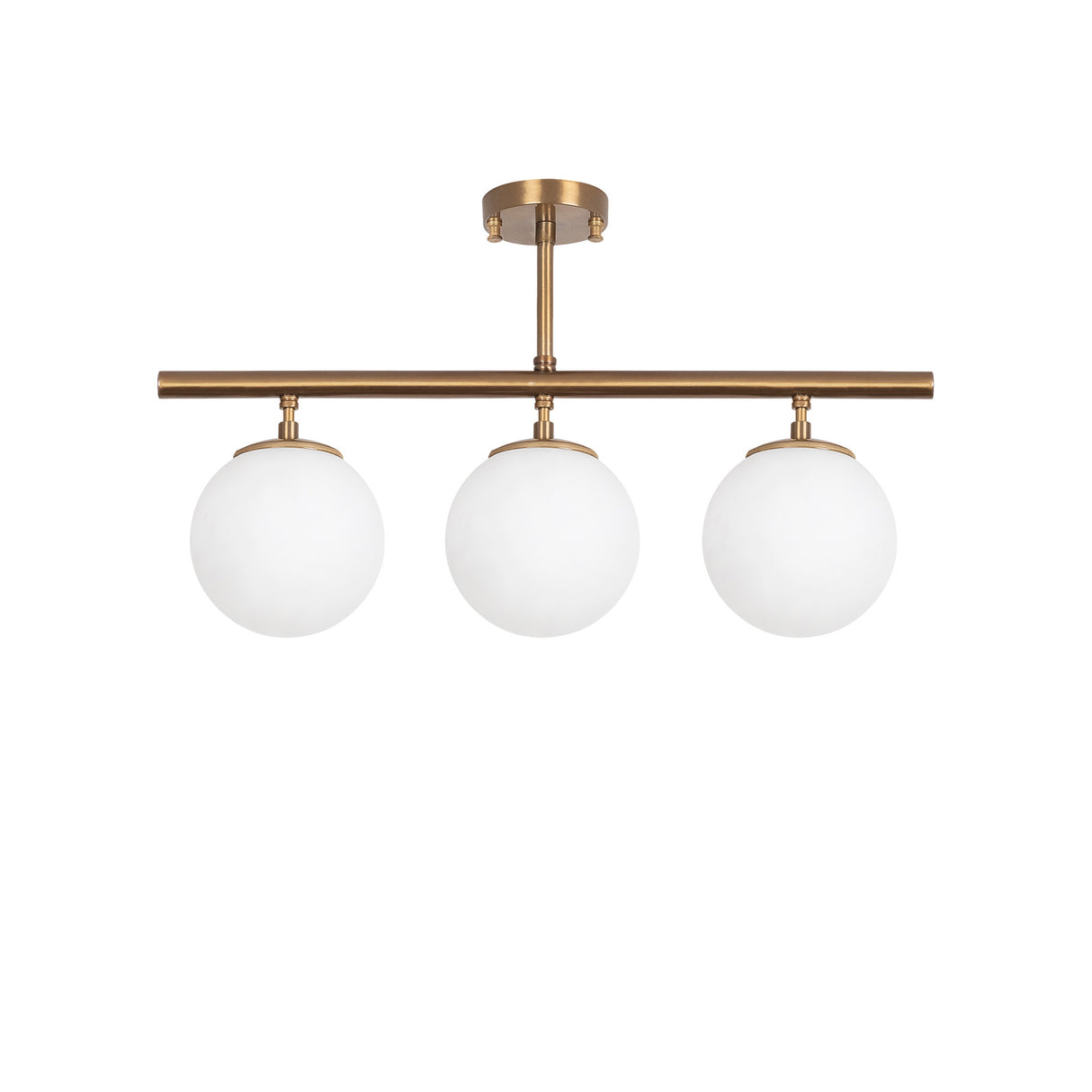 Hanglampen - Hanglamp 3 - lichts Bronskleurig Metaal - Dimehouse