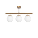 Hanglampen - Hanglamp 3 - lichts Bronskleurig Metaal - Dimehouse