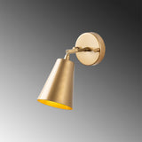 Wall lamp Gold Glass Glacier 