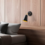 Black Gold Glass Glacier Wall Lamp 