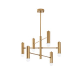Hanglampen - Hanglamp 6 - lichts Goud Metaal Arctic - Dimehouse