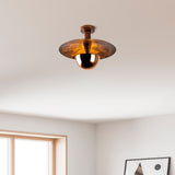 Ceiling lamp 38 cm Copper-colored Metal Elevate 