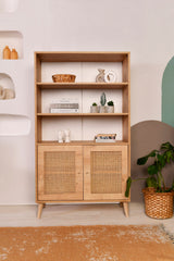 Bookshelf Hazeran Oak Beech Wood 40x90x158 cm 