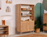 Bookshelf Hazeran Oak Beech Wood 40x90x158 cm 