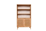 Bookshelf Hazeran Oak Beech Wood 40x90x158 cm 