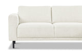 Modern Right Corner Sofa Beige Fabric Aniko with Chaise Longue 238x142x78 cm 