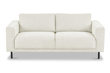 Modern 2.5-seater sofa beige fabric Aniko 183x90x78 cm 