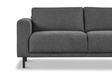 Modern 2.5-seater Sofa Anthracite Fabric Aniko 183x90x78 cm 