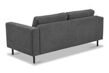 Modern 2.5-seater Sofa Anthracite Fabric Aniko 183x90x78 cm 