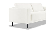 Modern 3-seater Beige Fabric Sofa Aniko 213x90x78 cm 