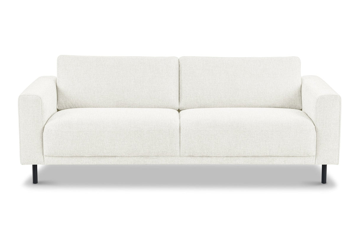 Modern 3-seater Beige Fabric Sofa Aniko 213x90x78 cm 