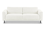 Modern 3-seater Beige Fabric Sofa Aniko 213x90x78 cm 