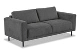 Banken - Moderne 3 - zits Bank Antraciet Stof Aniko 213x90x78 cm - Dimehouse