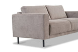 Modern 2.5-seater Taupe Fabric Sofa Aniko 183x90x78 cm 