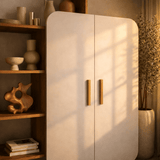 Bookcase Form Walnut White Melamine 90x132x32 cm