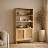 Bookshelf Hazeran Oak Beech Wood 40x90x158 cm 