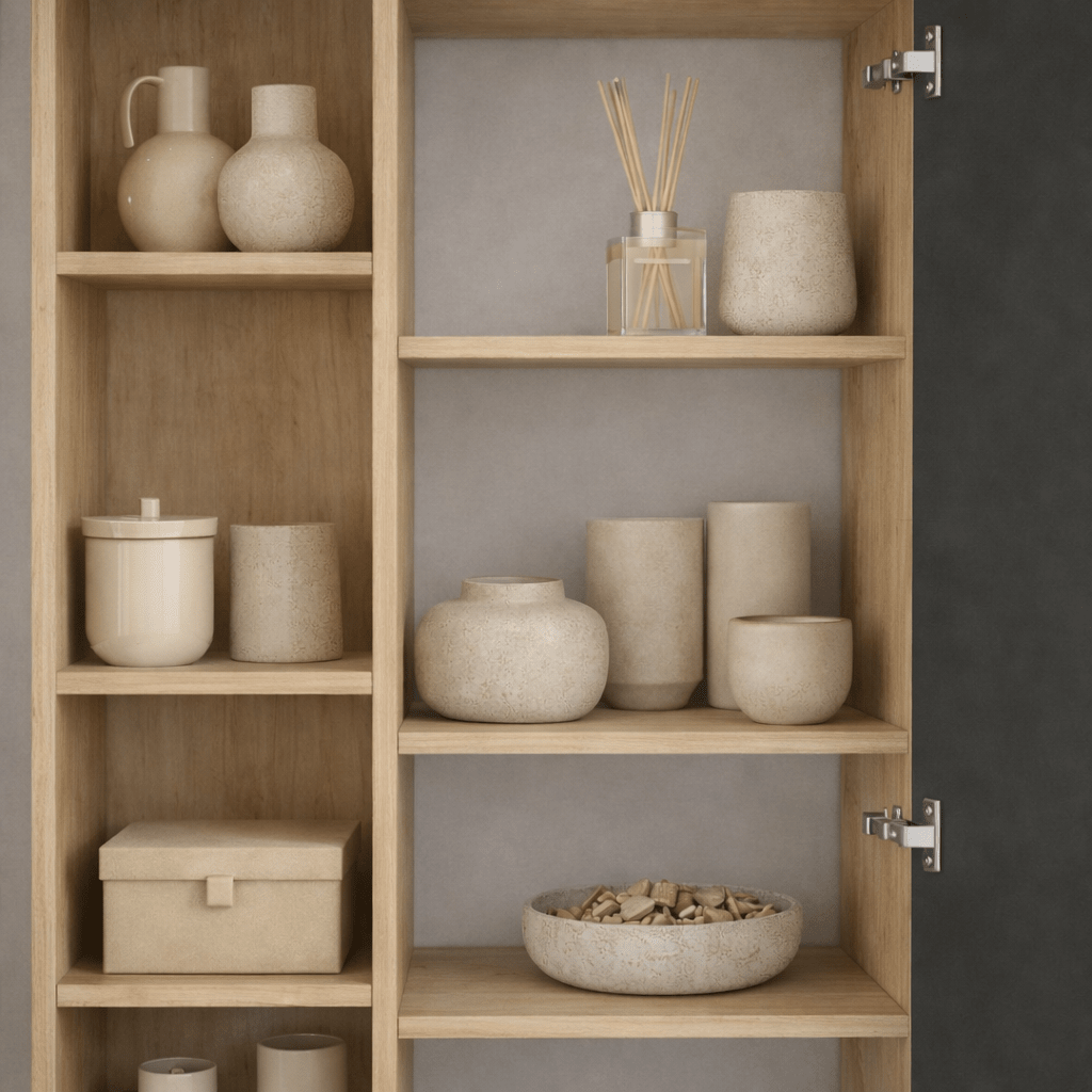 Bookcase Jedda Oak Anthracite Melamine 79x190x32 cm