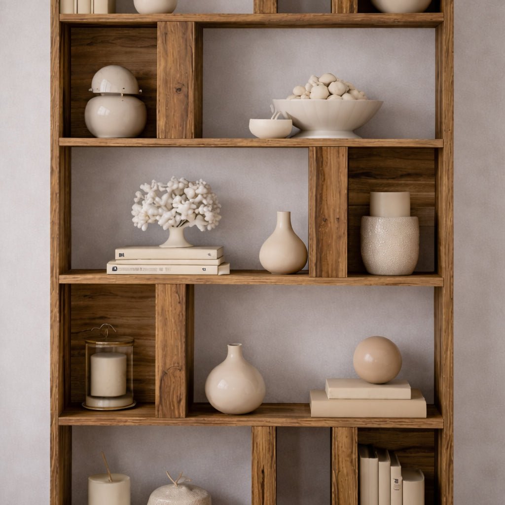 Bookcase Lima Walnut Melamine 90x180x20 cm