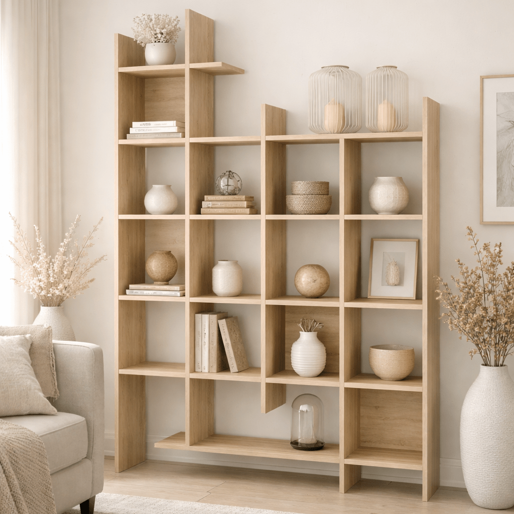 Bookcase Mash Melamine 122x188x25.5 cm