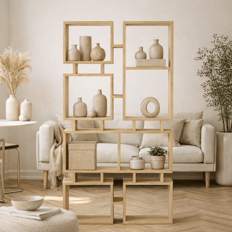 Bookcase Rail Oak Melamine 79x166.5x24 cm