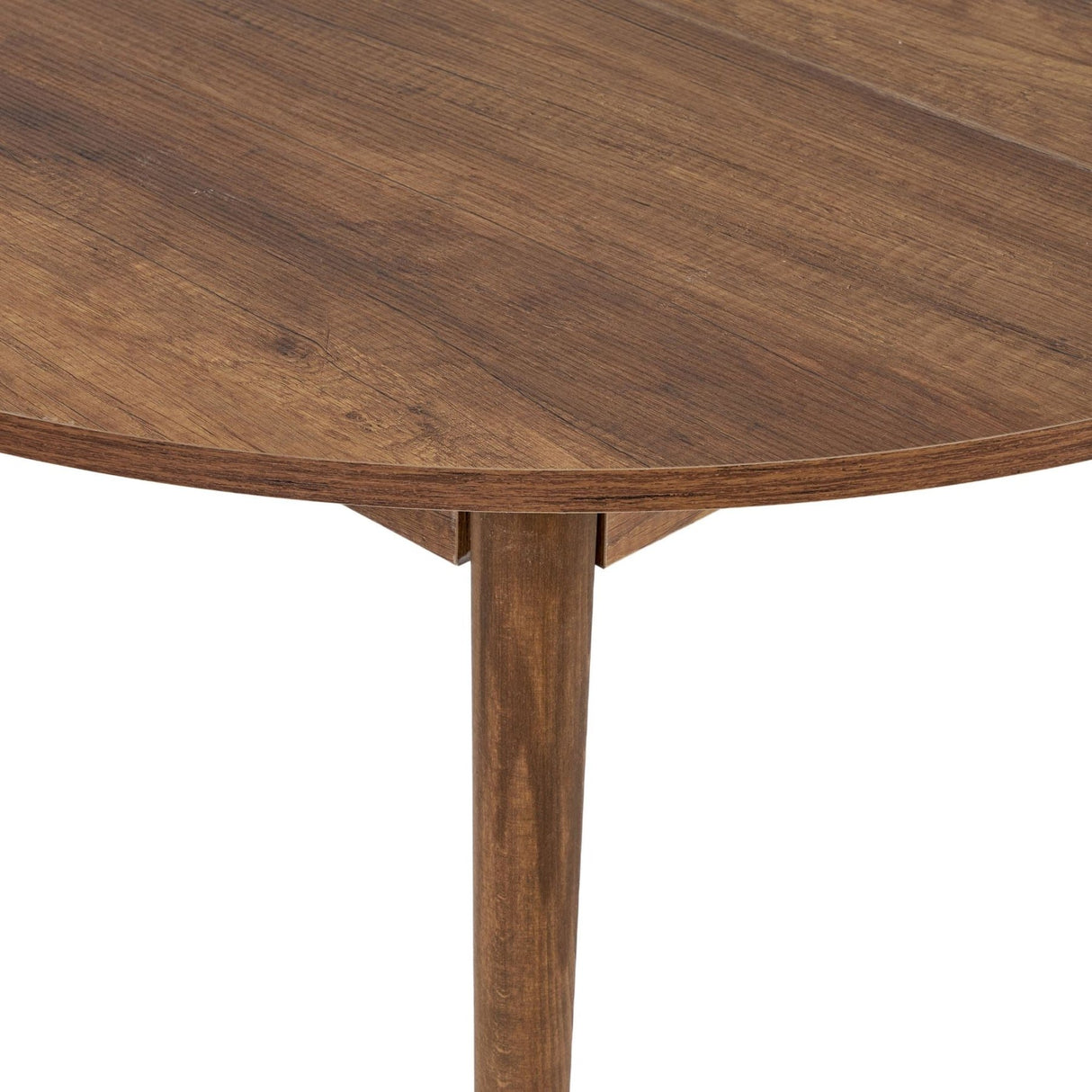 Eettafels - Eettafel Walnoot Melamine uitschuifbaar 100 - 130 cm - Vienna - Dimehouse
