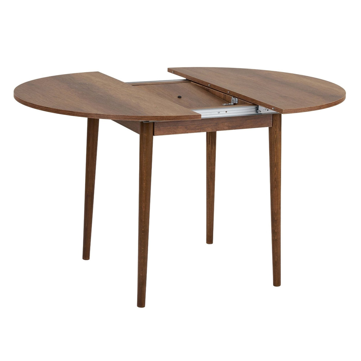 Eettafels - Eettafel Walnoot Melamine uitschuifbaar 100 - 130 cm - Vienna - Dimehouse