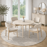 Rectangular Walnut Melamine Dining Table 180x89.5x75 cm - Linova