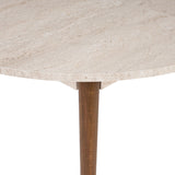 Rectangular Walnut Melamine Dining Table 180x89.5x75 cm - Linova