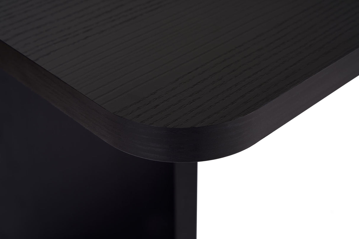 Eettafels - Eettafel Zwart Melamine rechthoekig 180x89,5x75 cm - Linova - Dimehouse