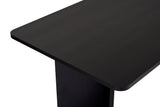 Eettafels - Eettafel Zwart Melamine rechthoekig 180x89,5x75 cm - Linova - Dimehouse