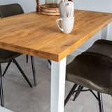 Dining Table Rover Oak U-leg White