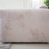 Banken-Hoekbank zand chenille stof - 292x169 cm - Shane - links-Dimehouse