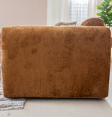 Corner sofa ocher chenille fabric - 292x169 cm - Shane - left