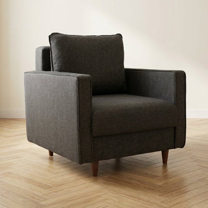 Fauteuil Eva Antraciet sfeerfoto in modern interieur