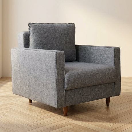 Fauteuil Eva Grijs sfeerfoto in modern interieur