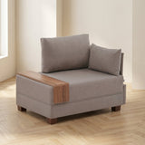 Fauteuil Rechts Fly Beige sfeerfoto in modern interieur