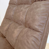 Swivel Chair Yuki Cognac Eco-leather 360° Rotatable 