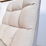 Yuki Swivel Armchair Beige Bouclé 360° Rotatable