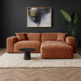 Corner sofa Wayne Chenille Taupe 260cm - Left & Right Mountable