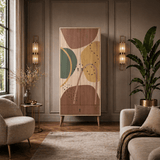 Wardrobe City Gardrop Multicolor Melamine 80x190x45 cm