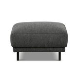 Modern 3-seater Corner Sofa Right Anthracite Fabric Aniko with Lounger 240x197x78 cm 