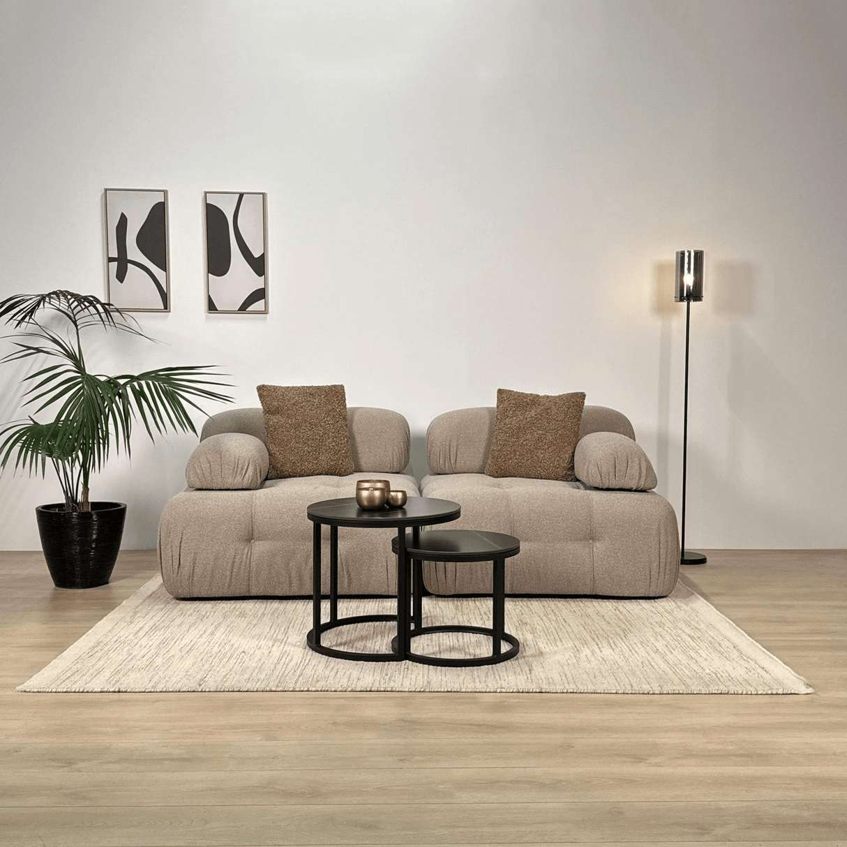 Modular Bank 2-seater Doblo Beige