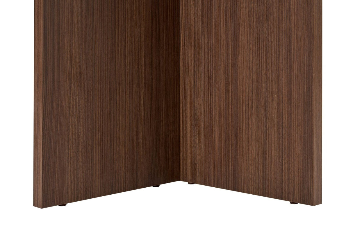 Sablin Dining Table Walnut 180x89.5x75 cm Walnut Melamine 