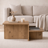 Salontafels - Salontafel Grenen Melamine - 80 x 40 cm - Eterna - Dimehouse