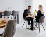 Bistrotafels - Bistrotafel Robin vierkant melamine robson oak - Dimehouse